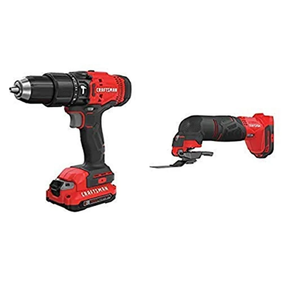 

Беспроводной ударный шуруповерт V20 с осциллирующим инструментом CMCD711C2 и CMCE500B