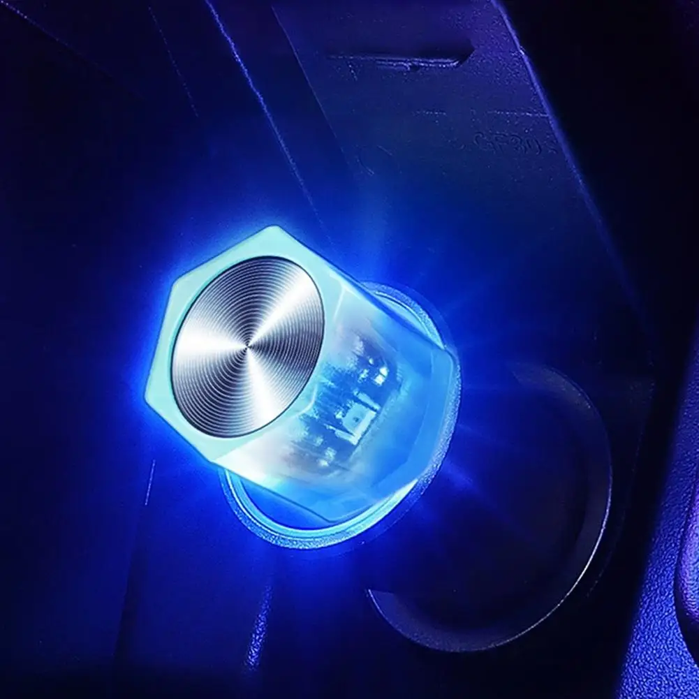 أضواء سيارة صغيرة محيطة التوصيل اللعب ضوء محمول USB بالطاقة LED ضوء الجو الداخلي الديكور ضوء للسيارة