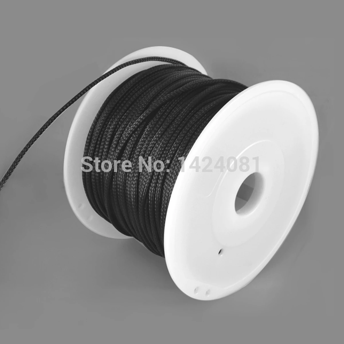 100M  4mm / 6mm / 8mm / 10mm /  12mm /  14mm /18mm/20mm  Expandable black Braided High dense pet Sleeving For Cable