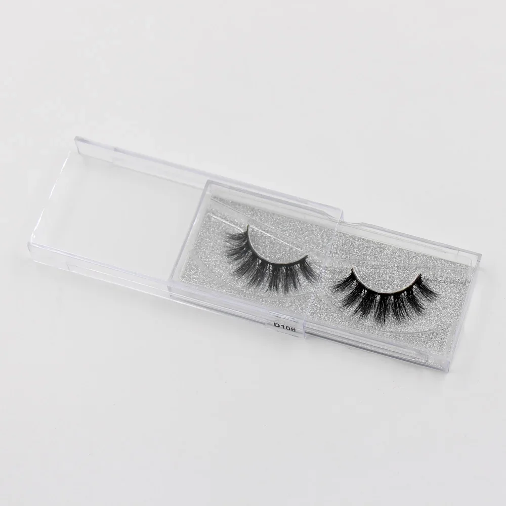 AMAOLASH Mink Lashes 3D Mink Eyelashes Ręcznie robione rzęsy z pełnym paskiem 1 para sztucznych rzęs o dużej objętości Makijaż Przedłużanie rzęs