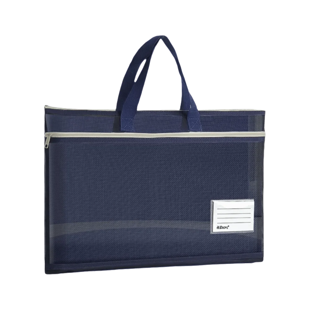 

Large Capacity A3 Mesh Art Bag Zip Handbag Portable 8k Sketch Drawing Album Durable Multifunctional Document Organizer Exam