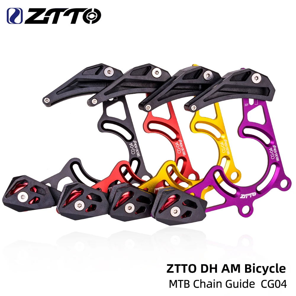 ZTTO DH MTB Bicycle Chain Guide Drop Catcher BB Mount Adjustable For Mountain Gravel Bike Single Disc 1X System