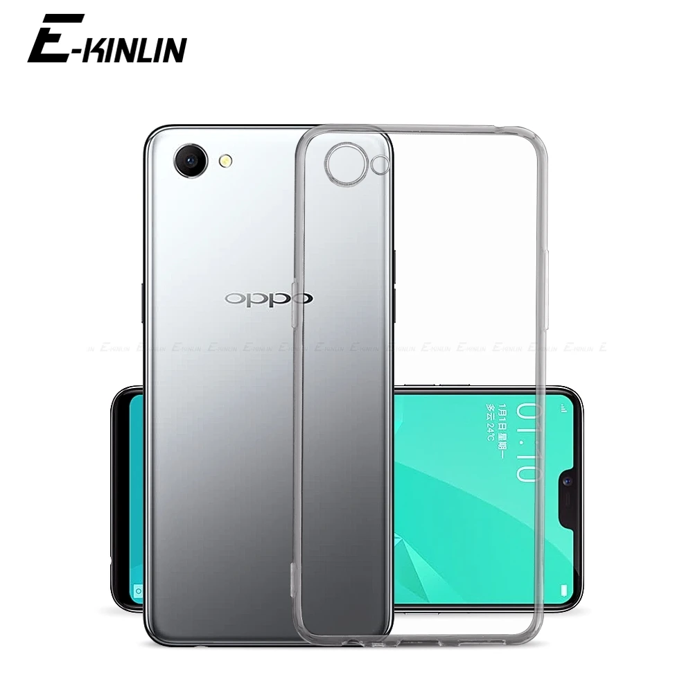 Silicone Phone Case For OPPO A74 A83 A79 A75 A77 A73 2020 5G A77s A76 A72 A71 A71k Clear Ultra Thin Full Soft TPU Back Cover