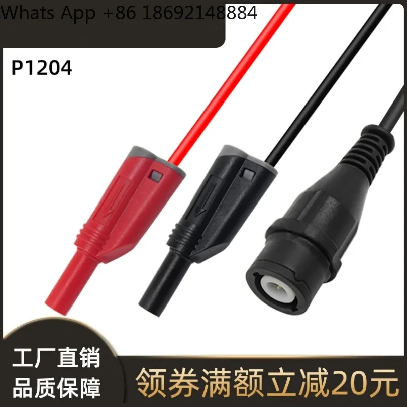 Fully Insulated BNC to Protective Banana Plug Connection Cable 50 Ohm Impedance Q9 Connector RG58 Coaxial Cable