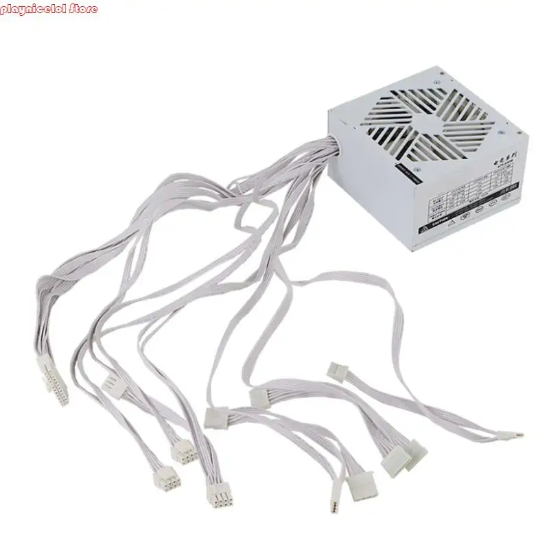 

E8BA 110-264V Energy Saving 750W Mining Power Supply Unit with Cooling Fan For PC Computer Component Mining Machine