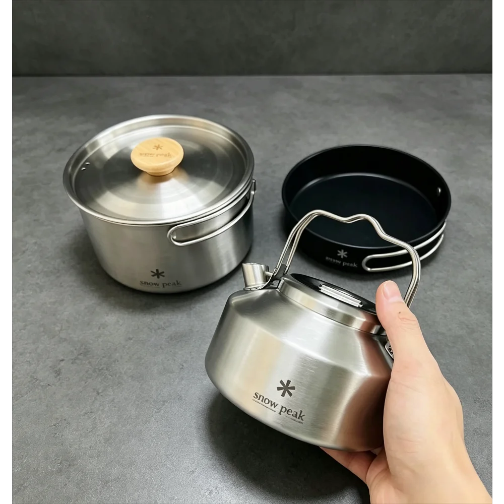 Camping Cooking Snow - Peralatan Masak Camping Stainless Steel Snow