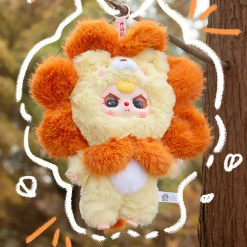 الأصلي الطفل ثلاثة أنا لست المحارب سلسلة صندوق أعمى لطيف الشكل الفينيل الوجه أفخم دمية حقيبة قلادة سطح المكتب حلية دمى هدايا