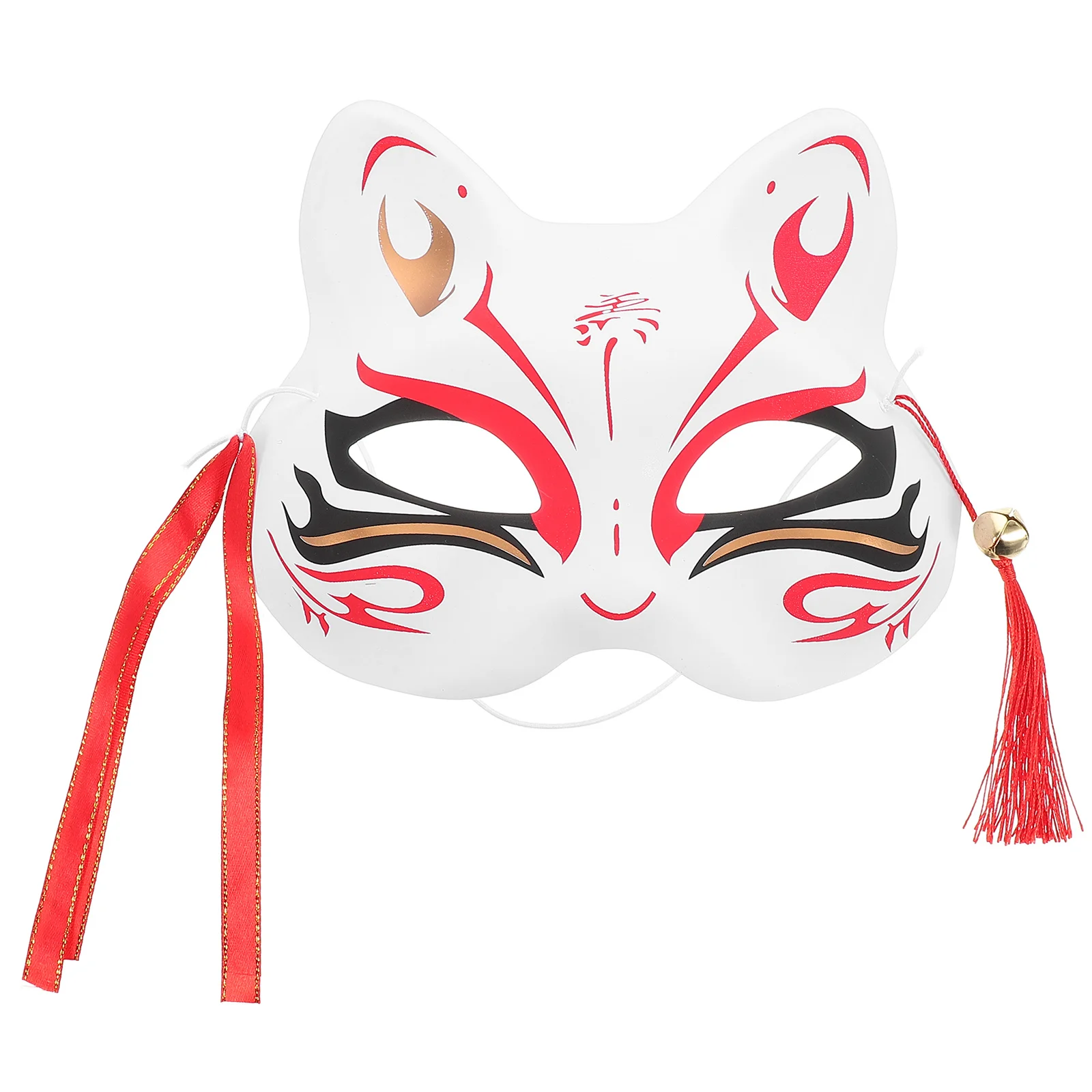 

Половина лица Лиса Маскарадная Маска Японский Стиль Пластиковая Косплей Вечеринка Хэллоуин Костюм Животного Маска Цветочный Дизайн