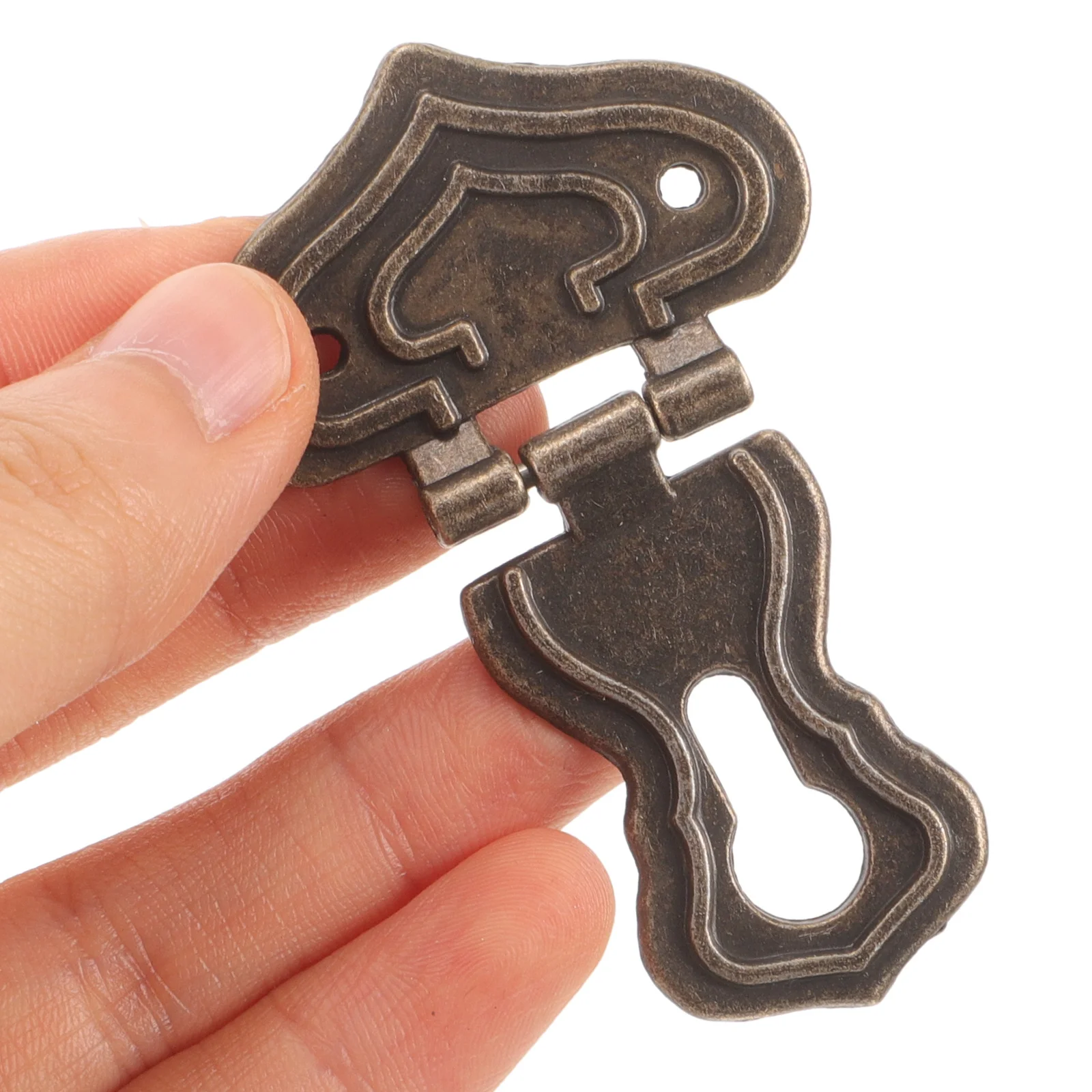 

4Pcs Vintage Alloy Hasp Buckles Lock Latch for Jewelry Boxes Wooden Gift Box Buckle Small Jewelry Box Buckle