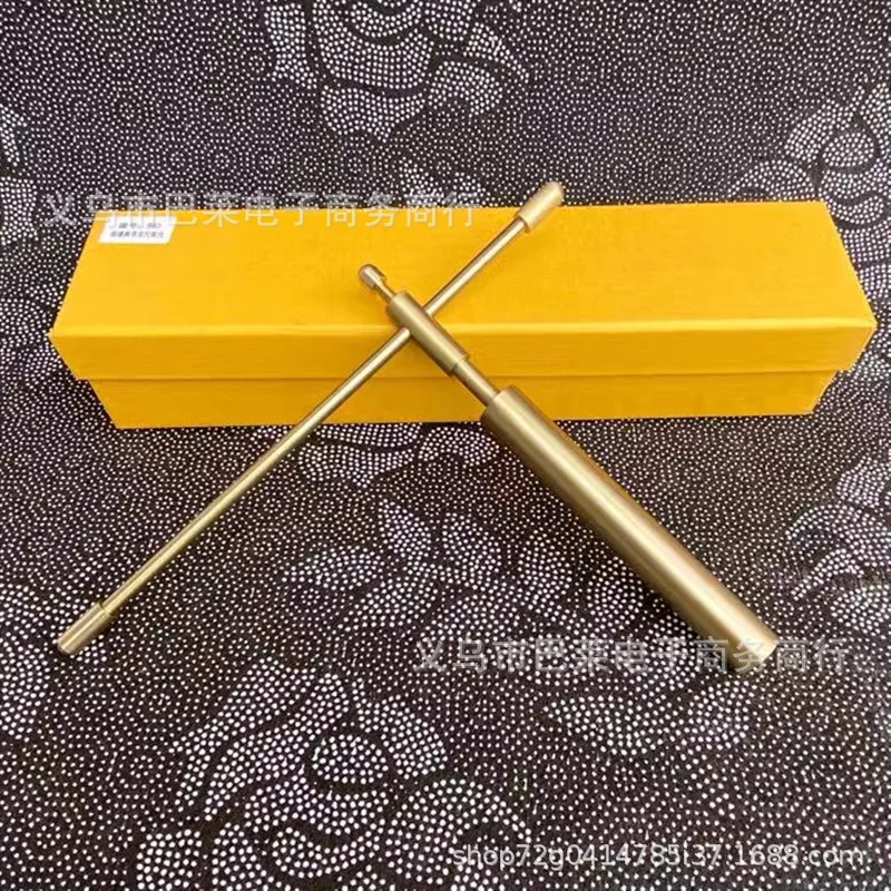 Pure Copper Yang Gong Dragon Seeking Ruler Feng Shui Detection Stick