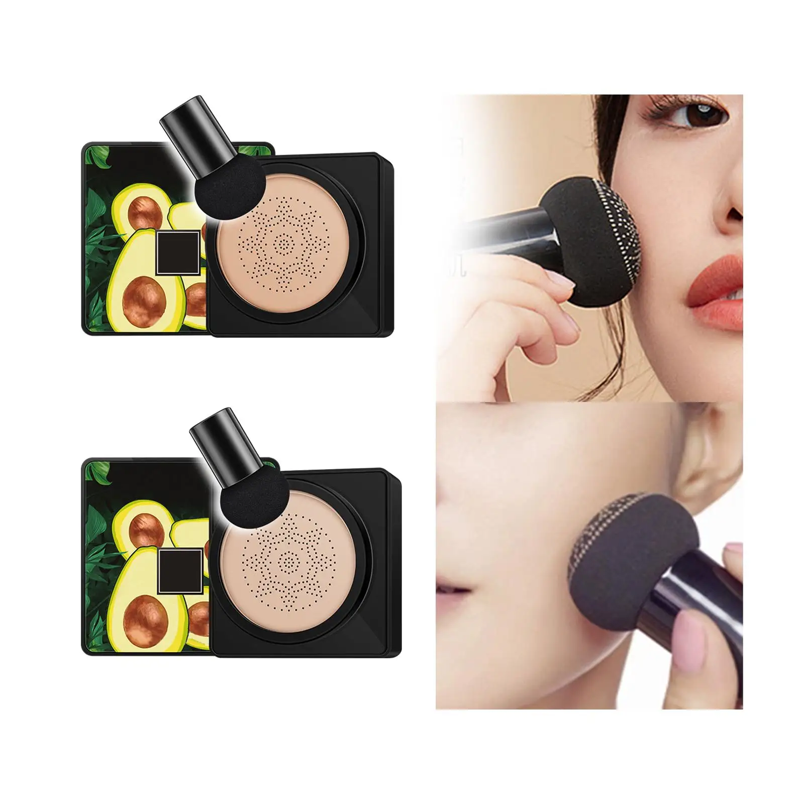 Air Cushion Cream Mushroom Head Foundation Makeup Base Primer Matte Concealer 20G