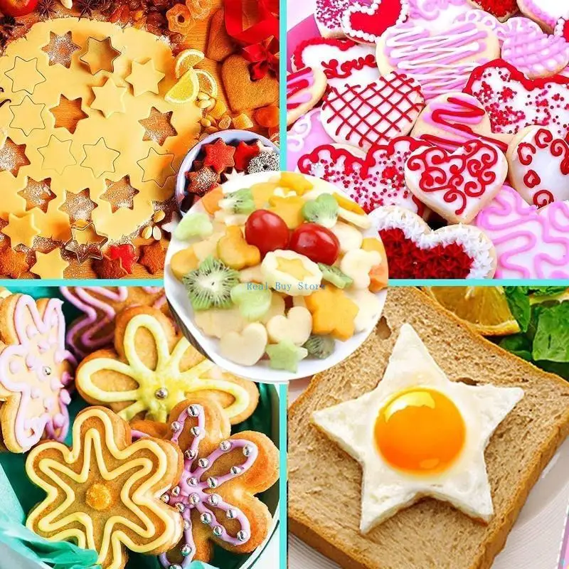 

U13D 141 PCS Stainless Steel Clay Cutters with Earring Hooks Jump Rings Shaping Rods for Polymer Clay Earring Jewelry Making