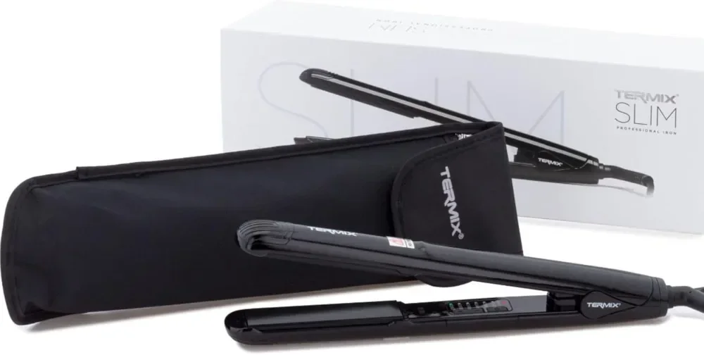 Termix Slim- Plancha de pelo con Nano Titanio، quewele a generar iones negativos Beneosos para el cabello.