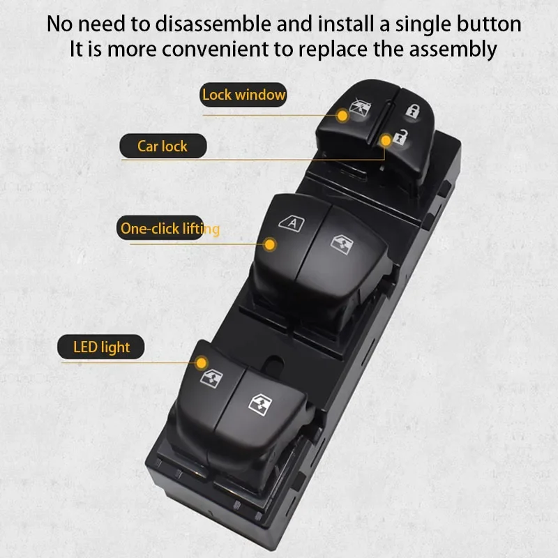 8 Pins For Toyota Sienna 1998 XL10 Toyota Camry Solara Mark V 1999 1998-2003 Power Master Window Switch 84820-04041 Accessories