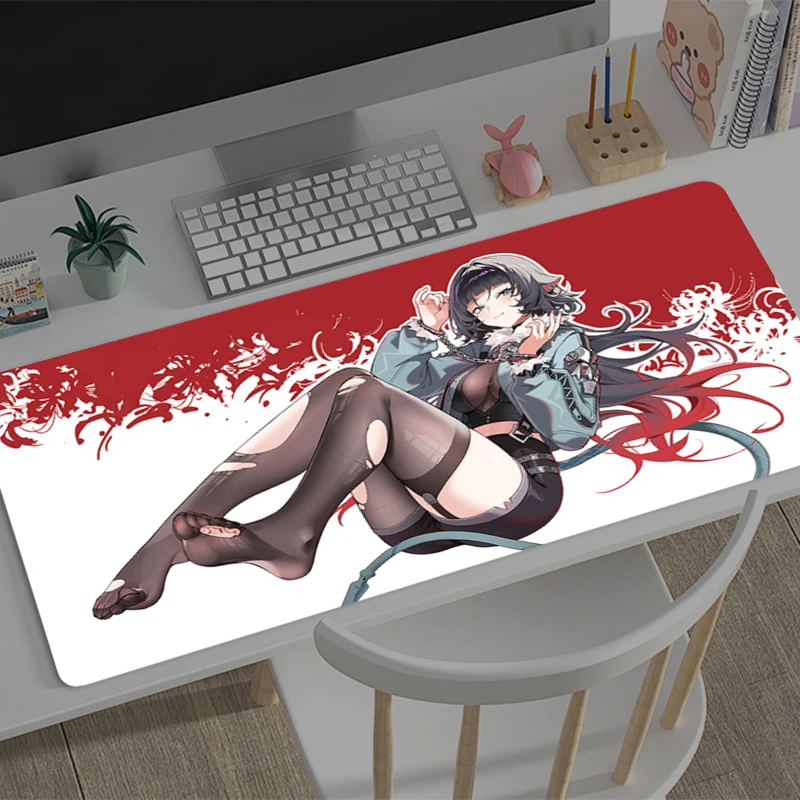 لوحة ماوس جديدة Zenless Zone Zero Jane Doe كبيرة ماوس حصيرة لعبة مكتب السجاد لينة المضادة للانزلاق سطح المكتب الكمبيوتر السجاد ماوس الوسادة #6
