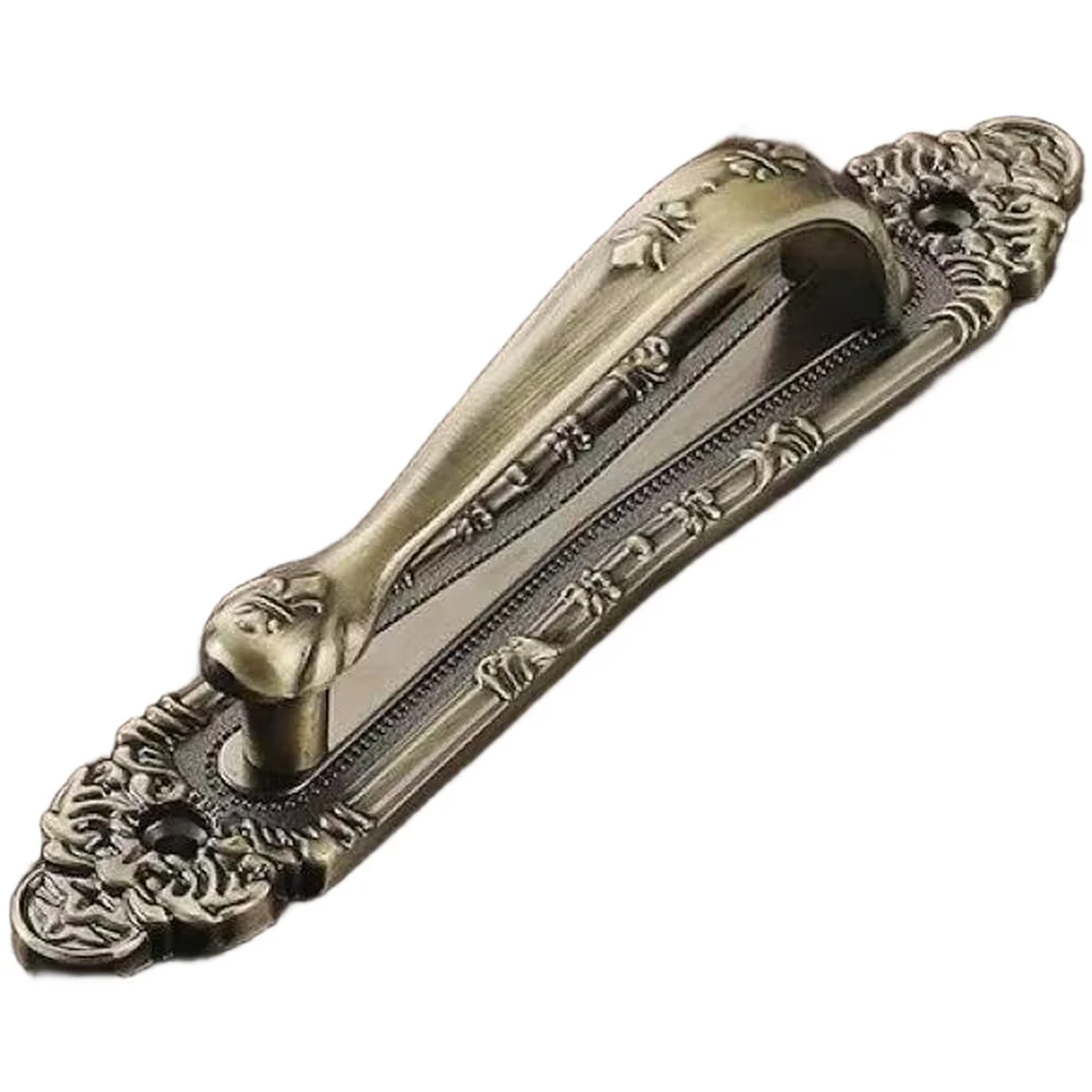 

European Antique Exposed Aluminum Alloy Door Handle Designed for Furniture Cabinets Drawers and Wardrobes with Pushpull Use