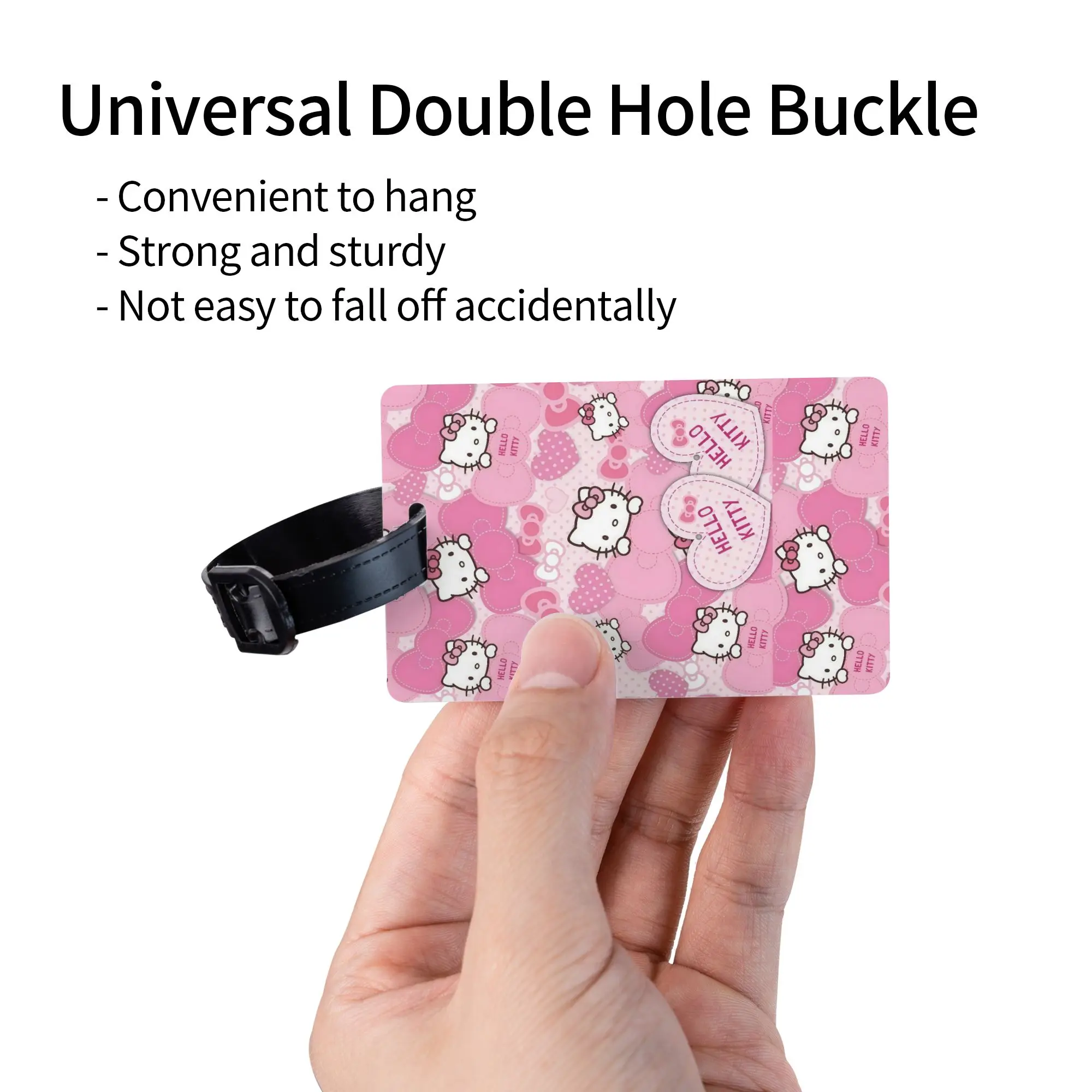 جميل مرحبا كيتي الوردي علامة الأمتعة حقيبة هلام السيليكا إكسسوارات السفر حقيبة الأمتعة علامة اسم معرف عنوان الأمتعة علامة هدية