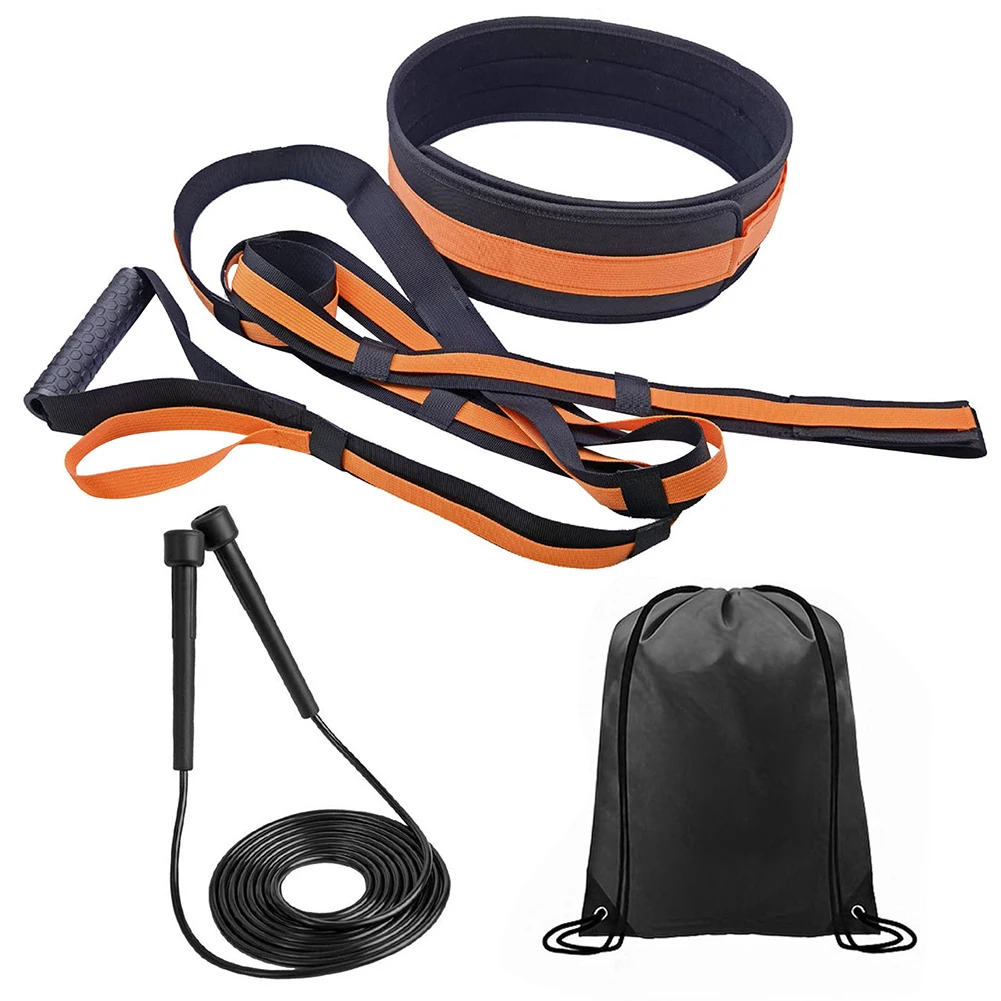 Speed Training Kit with Jump Rope Overload Running Resistance Harness Resistance Band for Sprint Football Basketball Soccer