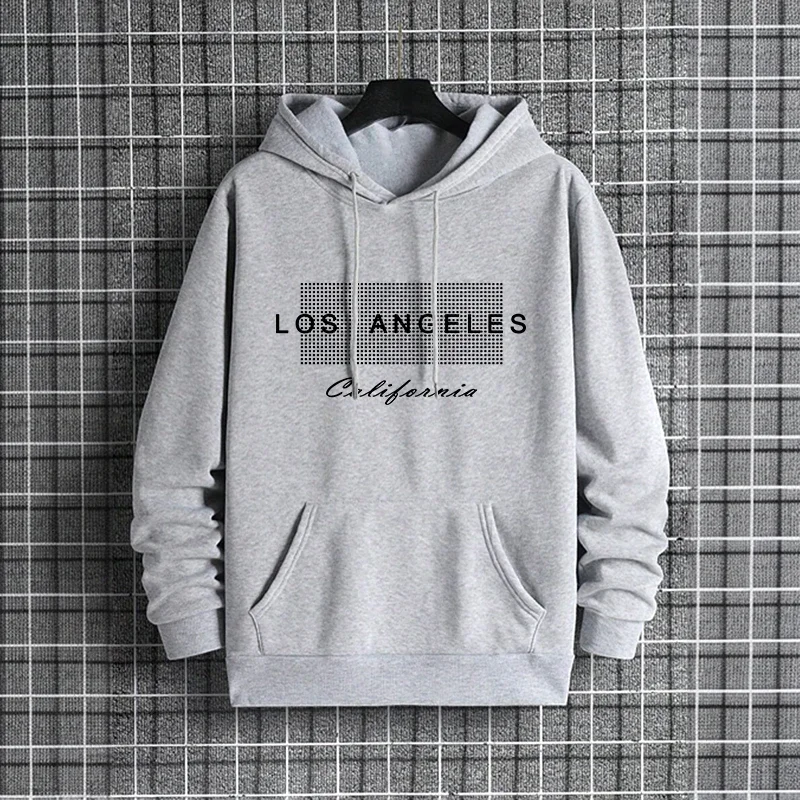 Lässiger Sportstil 2026 Frühling Herren Kapuzenpullover Tägliche Mode Komfort Qualität Schlichtheit Herrenbekleidung Sweatshirts