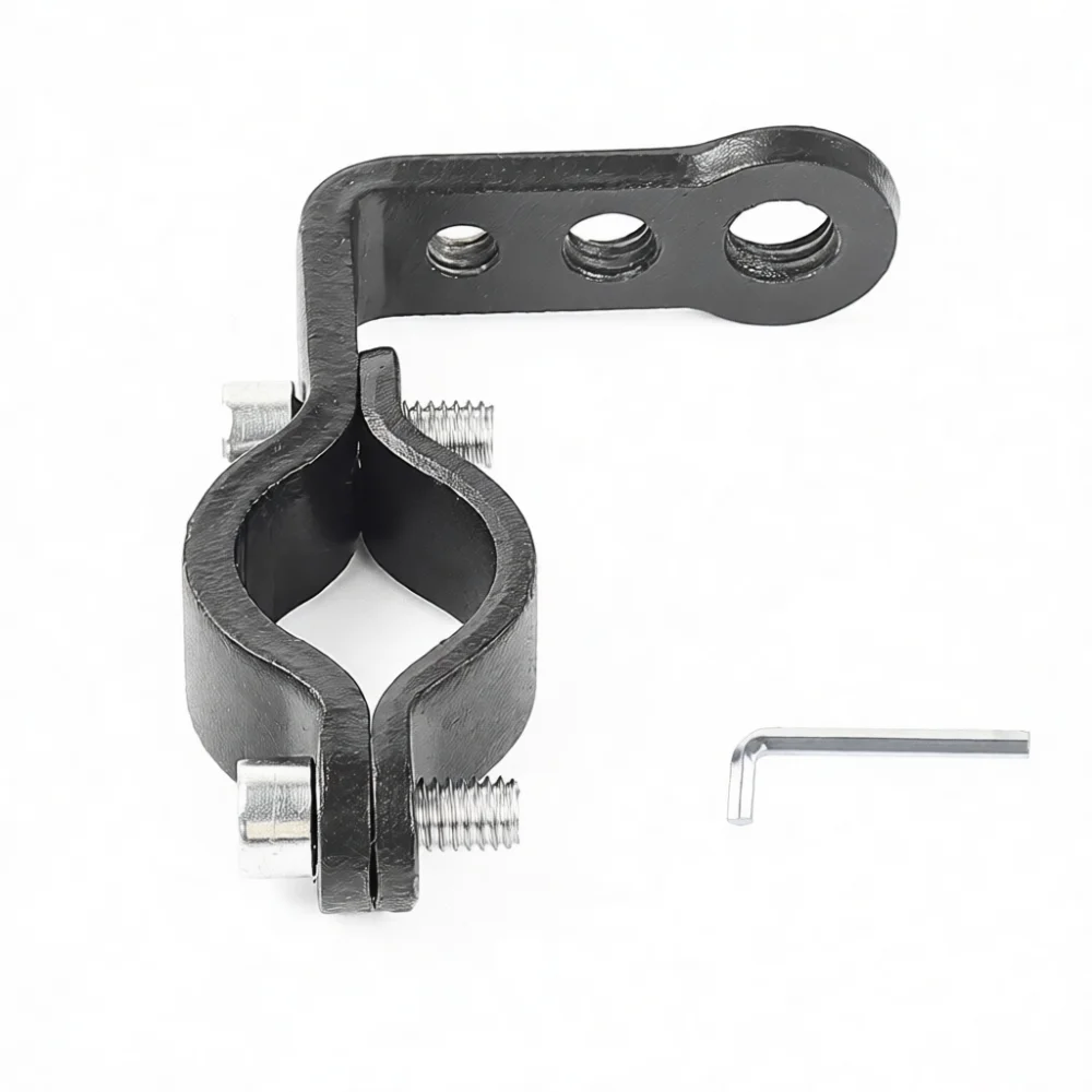Adjustable Motorbike Spotlight Clamp Handlebar Extension Holder Motorcycle Phone Navigation Bracket Accessory