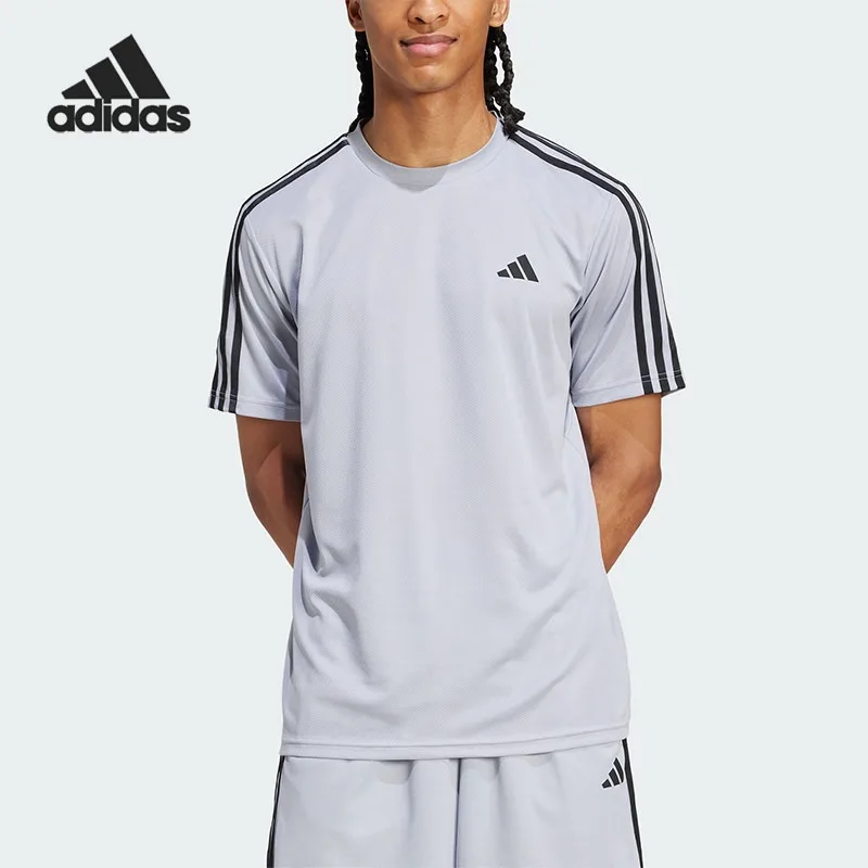 

Adidas Summer Men's Sports Comprehensive Training Fitness Crew Neck Short Sleeve T-Shirt JX2713