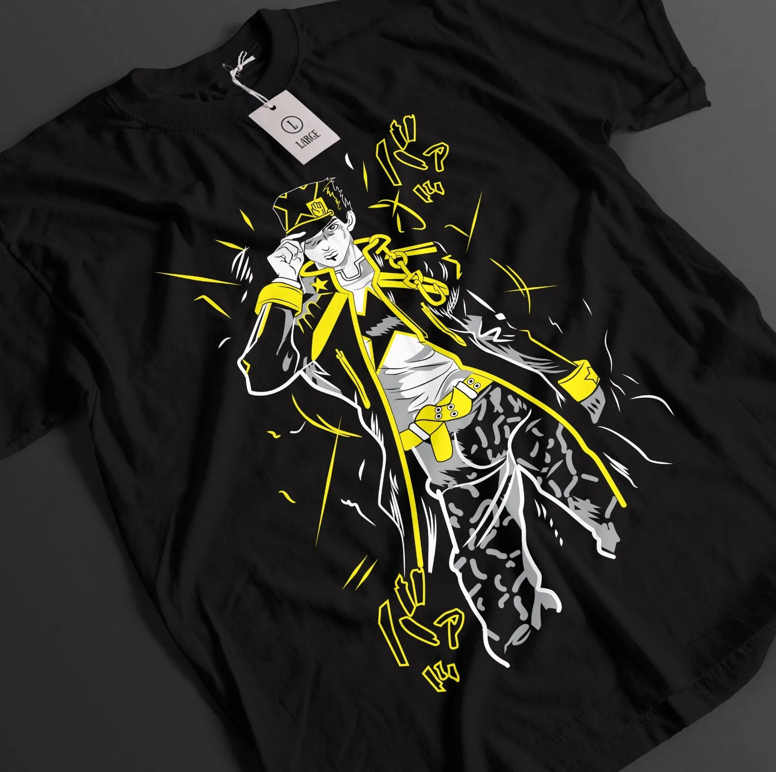Jojo's Bizarre Adventure T-Shirt Jotaro Tshirt Dio Joseph Shirt Giorno Anime Tee