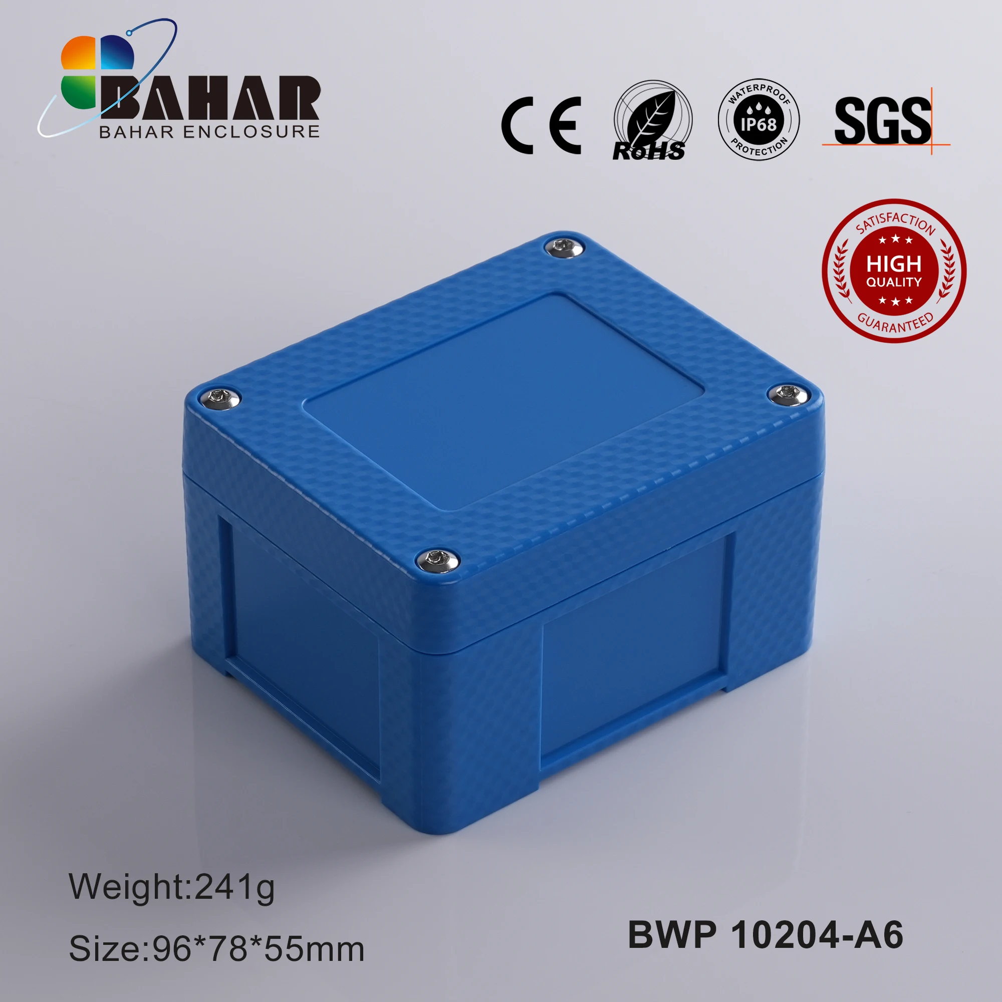 Bahar Enclosure IP68 Outdoor Waterproof Box ABS Plastic Housing Weatherproof Enclosure BWP 10204