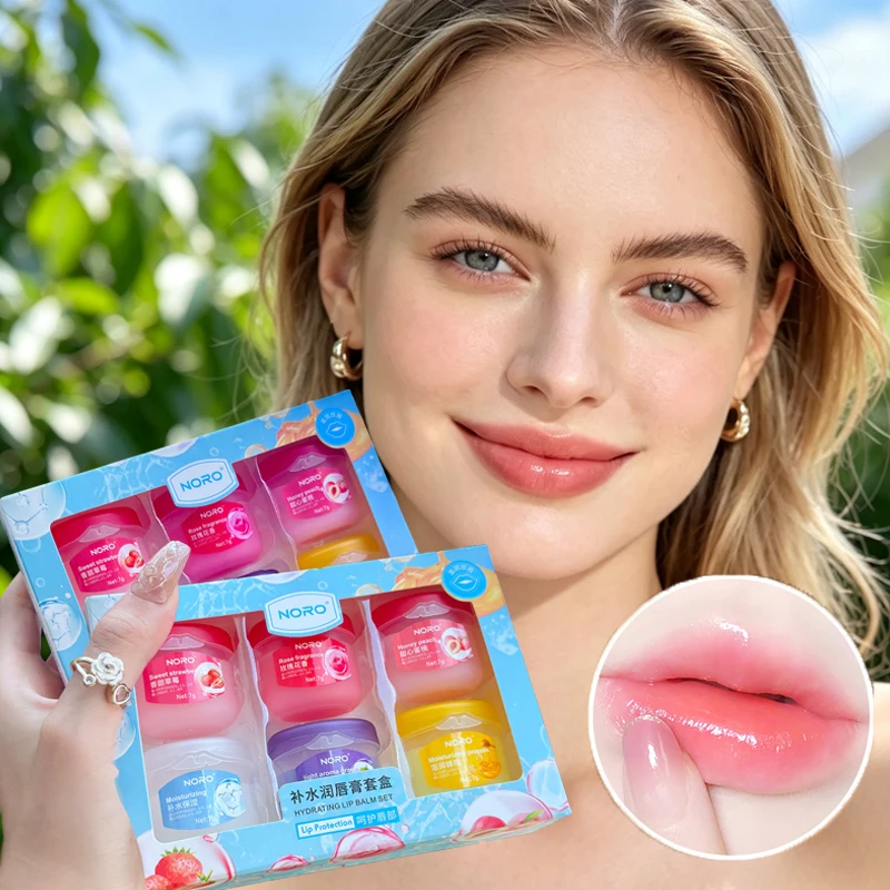 12 Piece Fruity Lipstick Case, Deep Moisturizing, Bright Lip Color, Suitable for Dry Lips, Care for Lip Skin, Lip Care