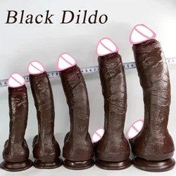 Super Lange Haut Dildo Penis Silikon Realistische Sex Spielzeug Für Frauen Masturbator Make-Up Penetration Anal Plug Strapon Dick Erwachsene