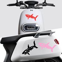 2PCS for Shark Motorcycle Helmet Stickers Cool Visor Logo Creative Vinyl Decals Motocross Fuel Tank Body Decor Pegatinas Moto