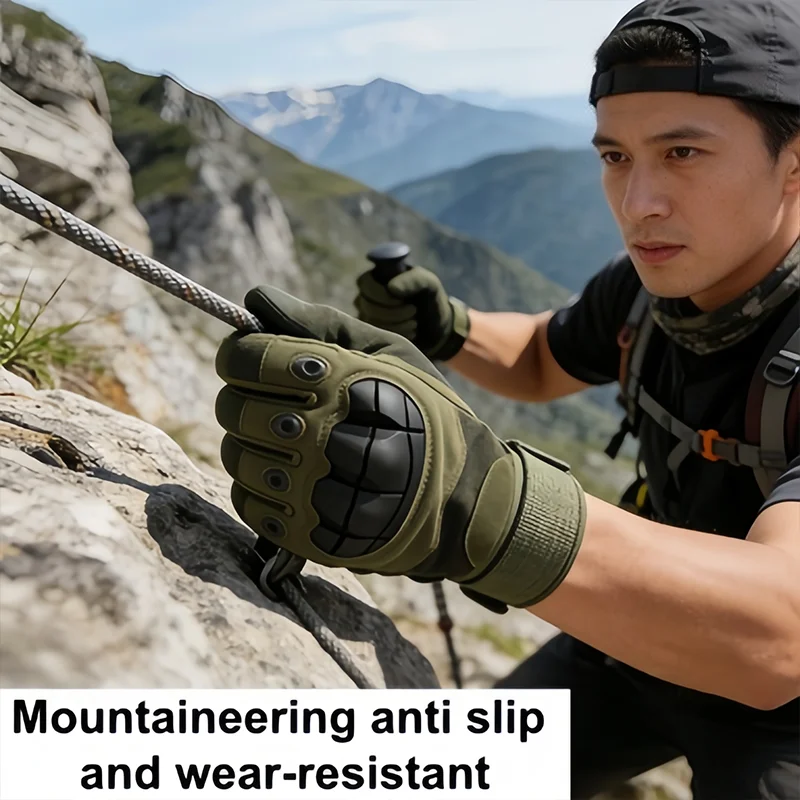 

Windproof Winter Full Finger Motorcycle Gloves Men's Touch Screen Motorbike Riding Fishing Gloves Waterproof Anti-slip Gloves