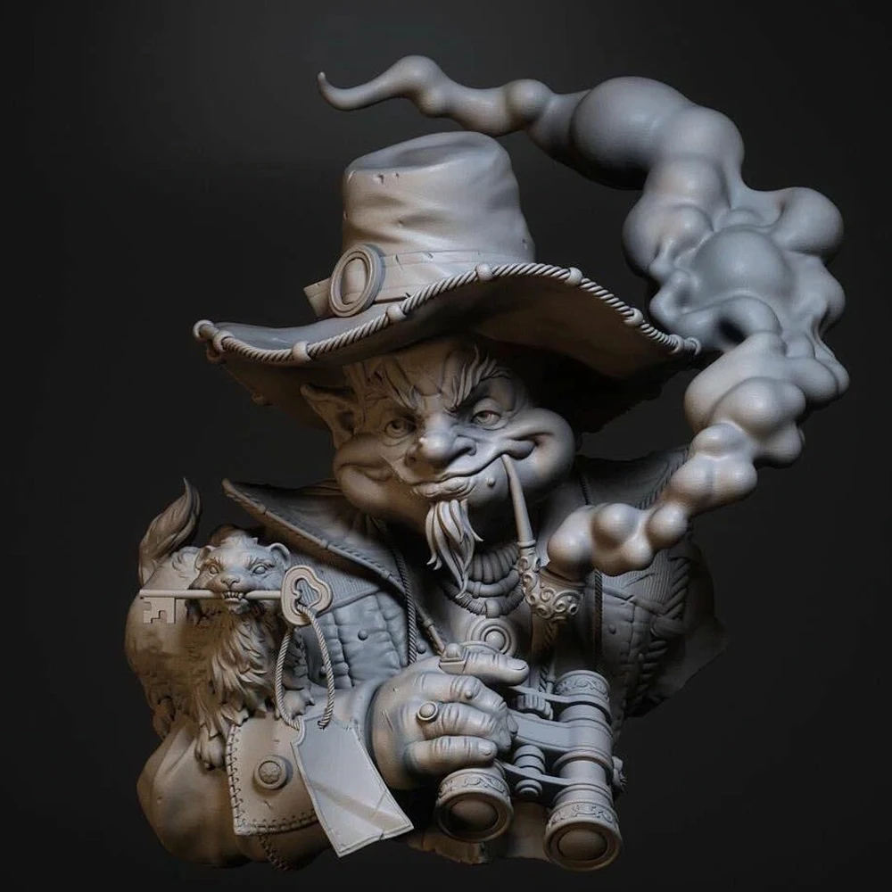 

Resin Model figure Bust, 1/10 Ralph, GK, Fantasy Theme, Unassembled and unpainted kit