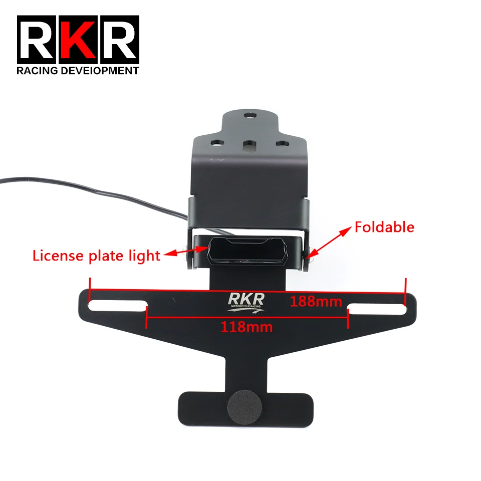 Para cfmoto 450sr 450rs 450ss 450nk cf moto 450 sr ss acessórios da motocicleta titular da placa de licença cauda arrumado fender eliminador