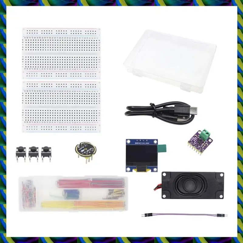 Макет робота для ежедневного голосового чата с искусственным интеллектом, комплект ЖК-дисплея 0,96 дюйма для робота с голосовым чатом AI, макетная плата ESP32-S3