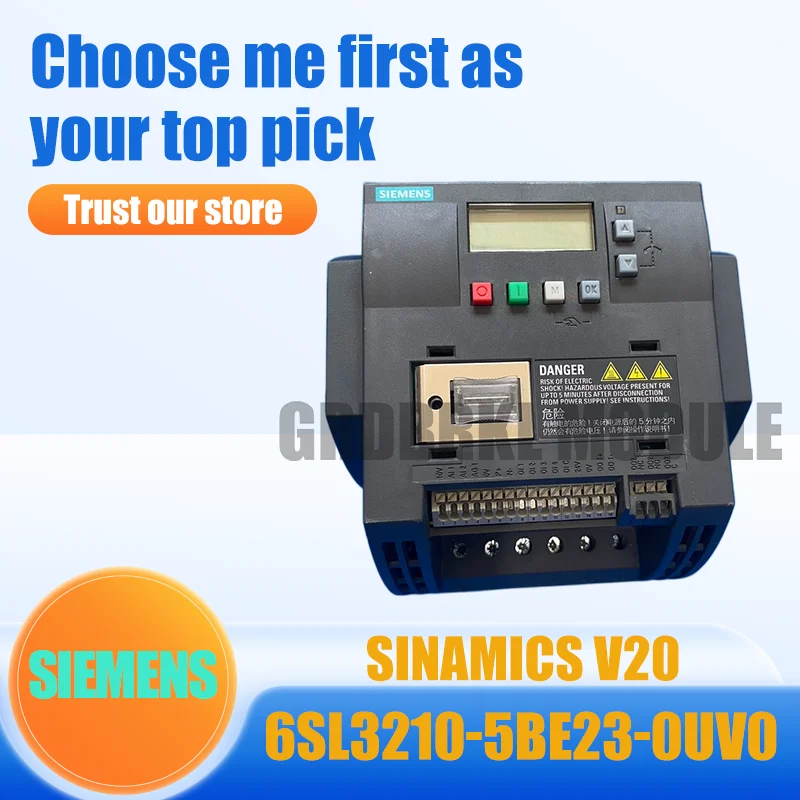 

New Original SIEMENS 6SL3210-5BE23-0UV0 6SL3210-5BE23-0CV0 V20 3.0kW 400V Inverter