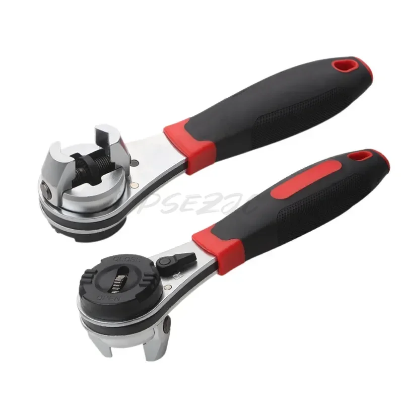 Multifunctional Ratchet Wrench Adjustable Bidirectional Quick 6-22mm Metric and British Plate Quick Wrench
