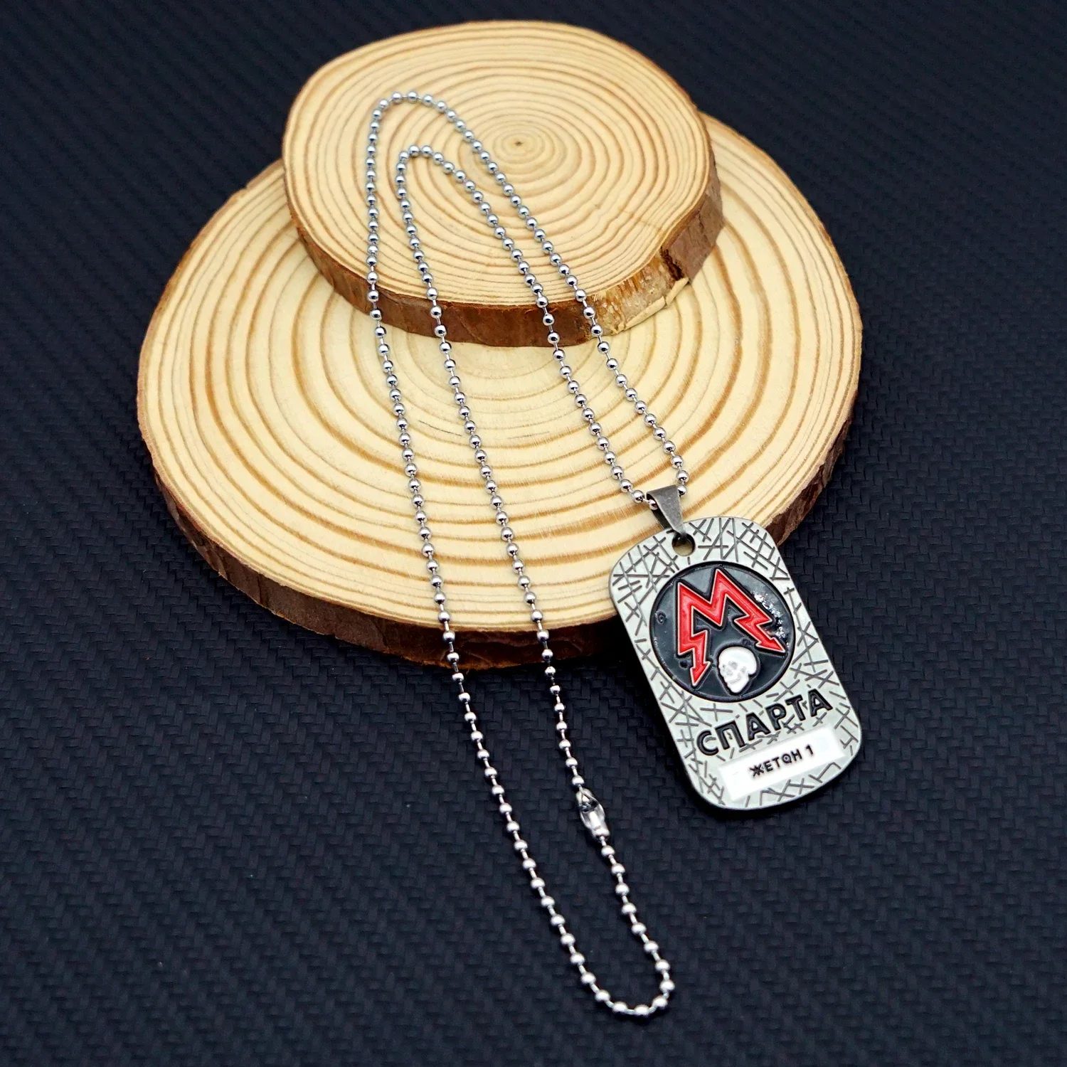 Game Metro 2033 Necklace Dog Tag Metal Necklaces Accessory Jewelry Pendant Chains Choker Collares Gift