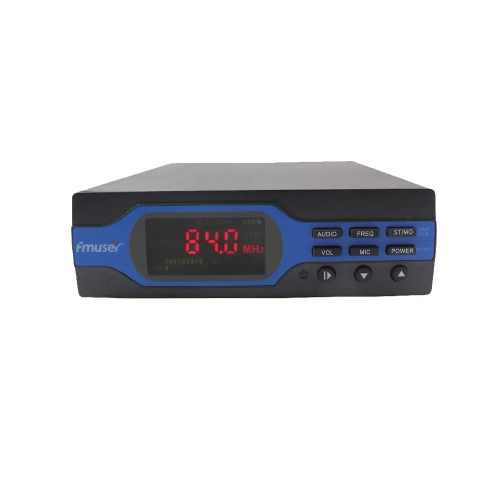 

Fmuser FU-X01A 1W Long Range FM Transmitter Radio Broadcast For Church , Religion , Car Broadcast