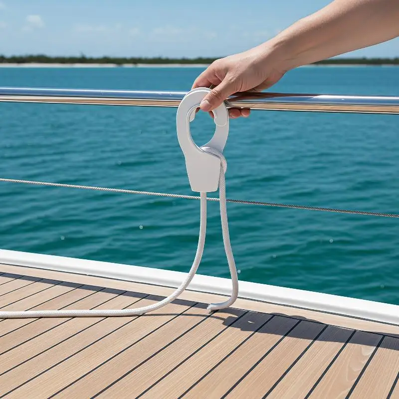 Boat Mudguard Hook 25MM Anti-Collision Quick Adjustable Rail Fenders Hanger for Marine Leisure