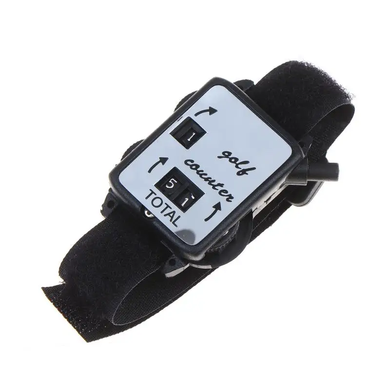 Golf Score Keeper Wristband Watch Shaped Manual Counter with Adjustable Band for Convenient Scoring on the Green