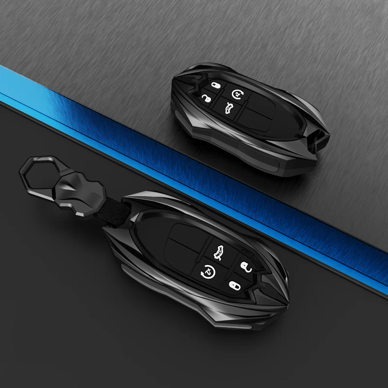 Автомобильный брелок для дистанционного ключа из цинкового сплава, чехол для Dodge Charger Challenger Durango Journey Jeep чехол Fiat Freemont