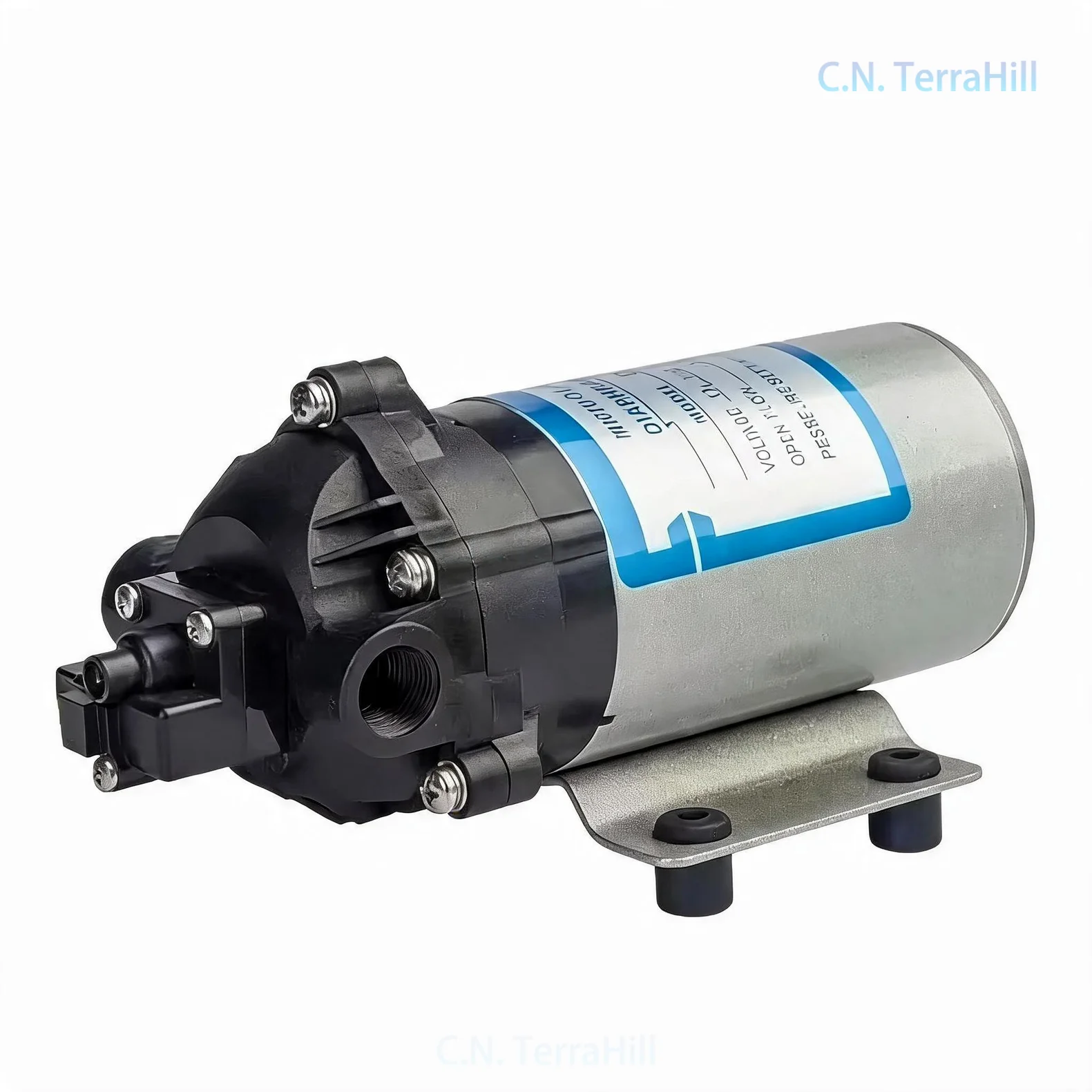 12V 24V Micro High Pressure Diaphragm Pump 5L/min 60PSI 5m Self Priming Spray Pump Corrosion Resistant