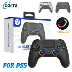 Draadloze gamecontroller Trillingen RGB-licht Gamepad voor Sony PlayStation 5 PS5 Slin Videogameconsole PC Gamepad-accessoire