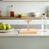 Nanzhu Paper Cup Holder Vertical Coffee Household Bathroom Countertop Space-saving Rack Office Bamboo Kitchen Storage