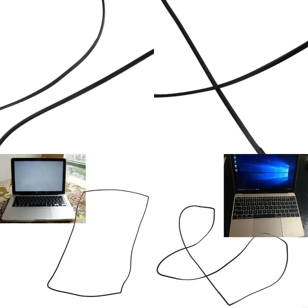 J78A New Rubber Frame Ring For Macbook Air 13.3inch A1369 A1466 LCD Screen Display