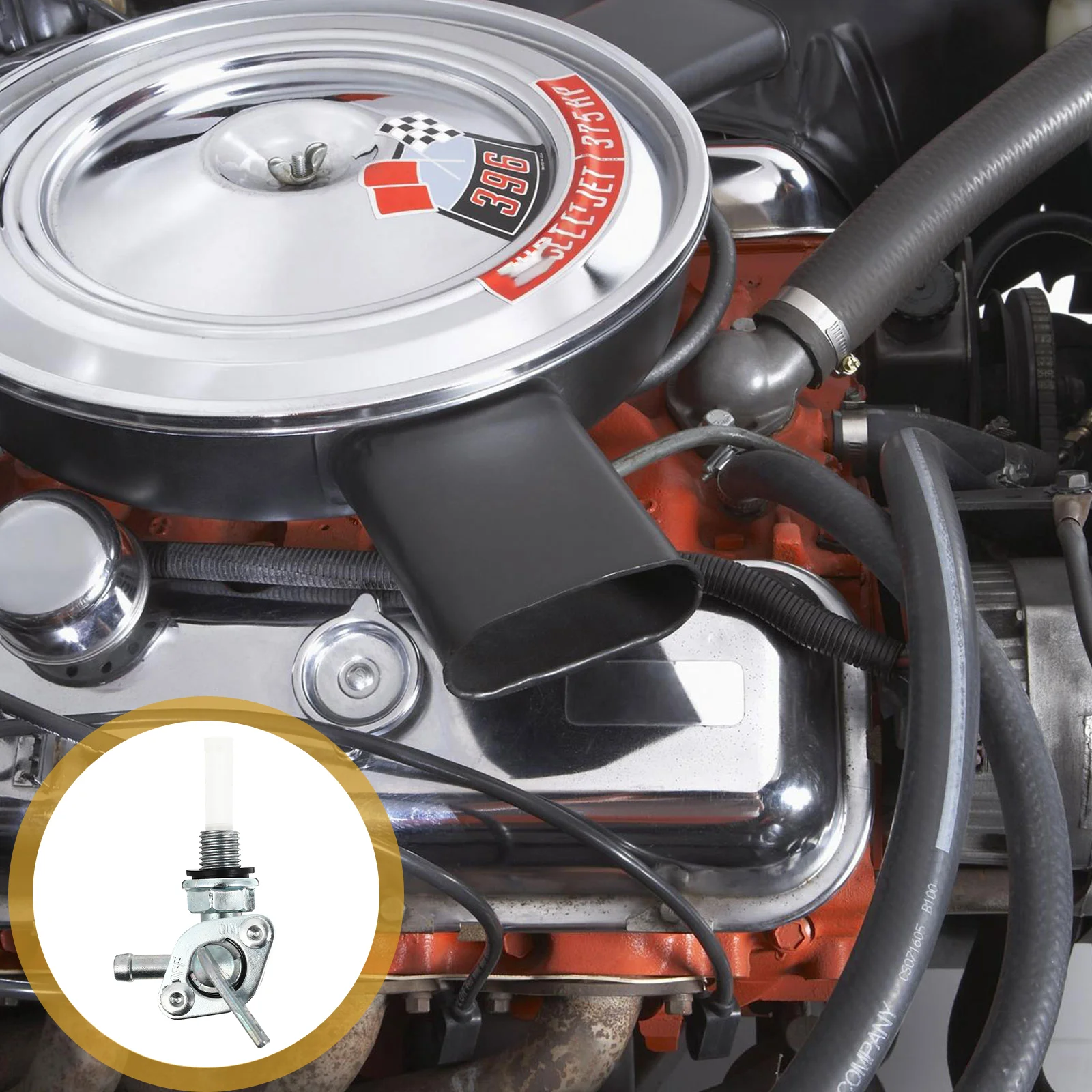 

Fuel Tank Switch Assembly Generator Oil Valves Professional Gas Engine Zinc Alloy Plastic Shut Off