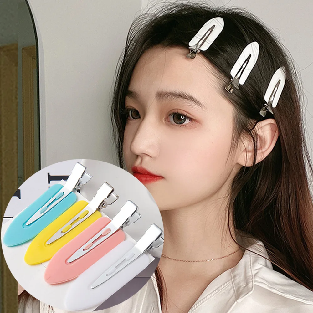 Set/10Pcs Seamless No Bend Barrettes Barrettes No Mark Pin Curl Clip Makeup No Crease Hair Clip Hair Styling Bang Clips Barrette