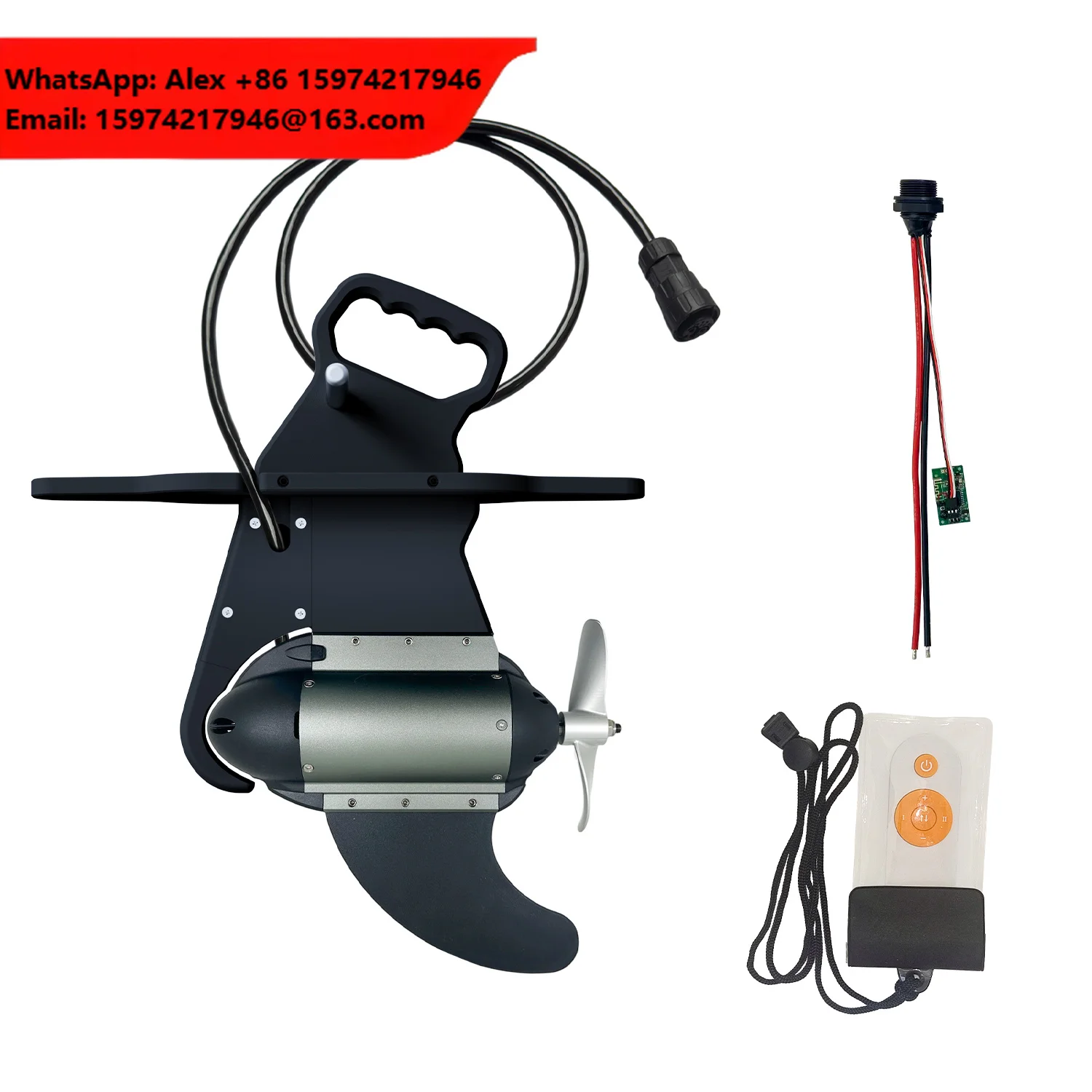 Hobie Kayak Motor, Electric SUP Fish Fin, High Speed Inflatable Float Tube Thruster, Remote Control