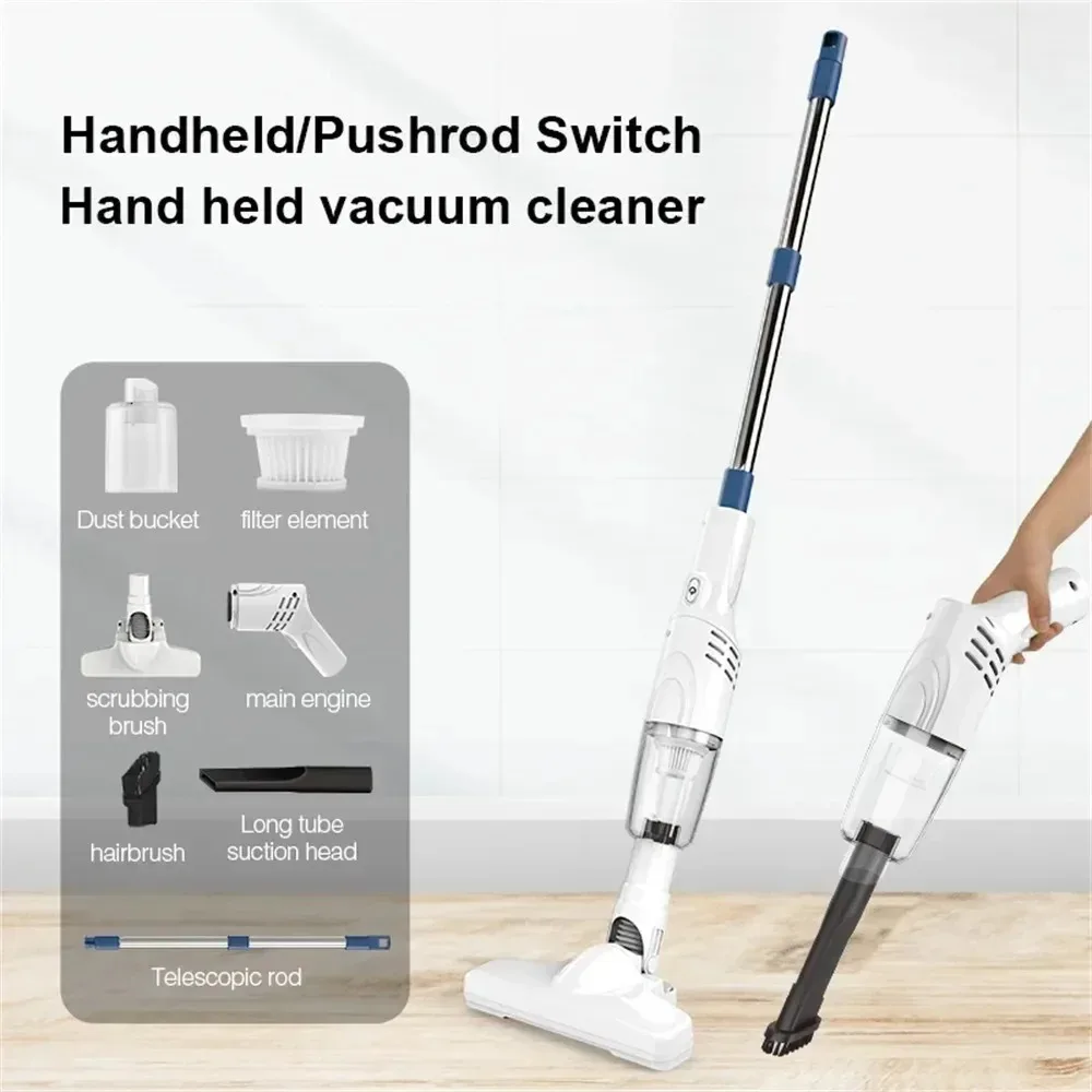 Wireless Vacuum Cleaner Portable Handheld High Power Strong Suction Dust Cleaning Machine Home & Car Dual Use