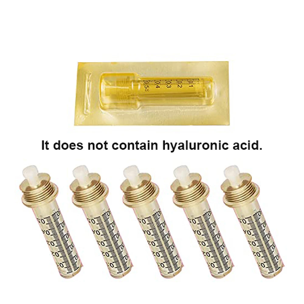 5/10PCS 0.3ml 0.5ml Disposable Sterile Ampoule Head Needles No Needle Lip Filler Syringe Needle For Tattoo Hyaluron Pen Tip